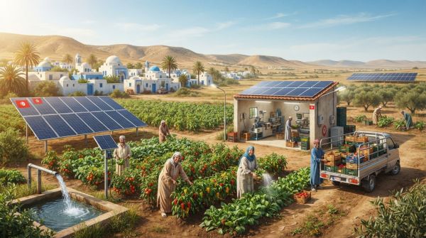 10 façons dont l'énergie solaire soutient l'économie locale en Tunisie